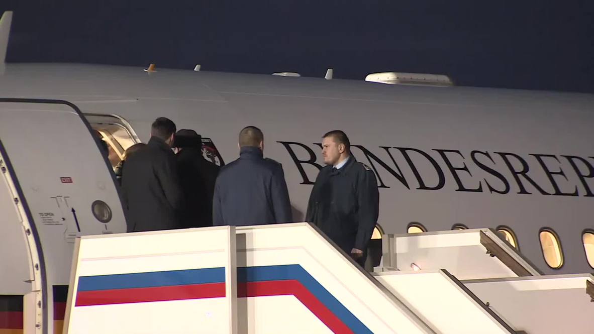 Russia: Merkel arrives in Moscow ahead of meeting with Putin