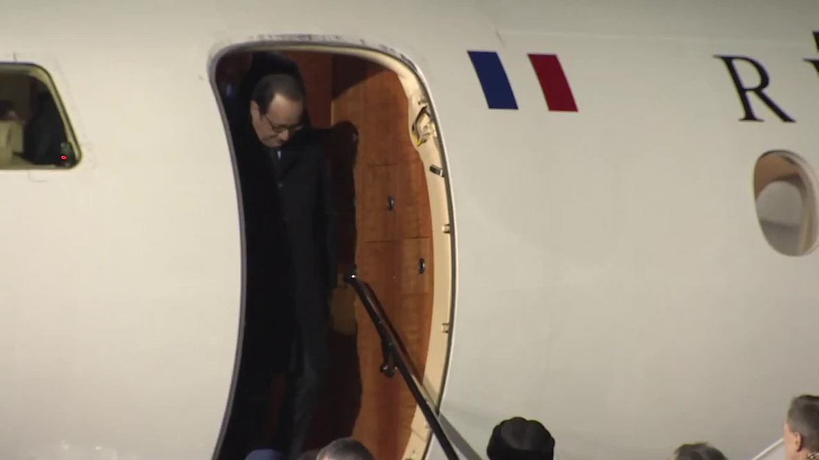Russia: Hollande arrives in Moscow for peace talks with Putin