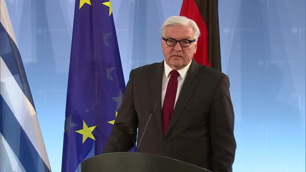 Germany: 'Honour your commitments!' - FM steinmeier tells Greece