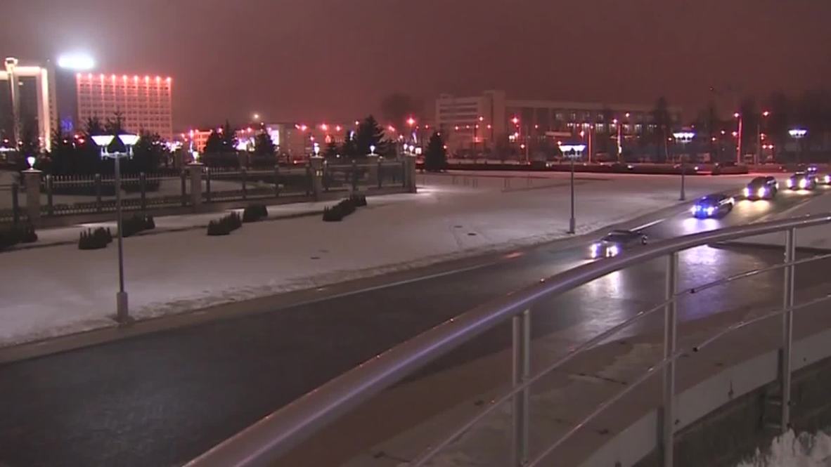 Belarus: Merkel arrives at Independence Palace for Minsk Summit on Ukraine