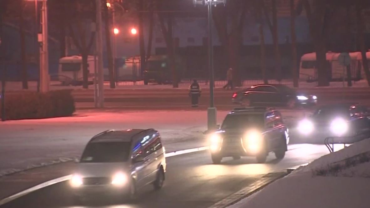 Belarus: Putin arrives at Independence Palace for Ukraine peace talks