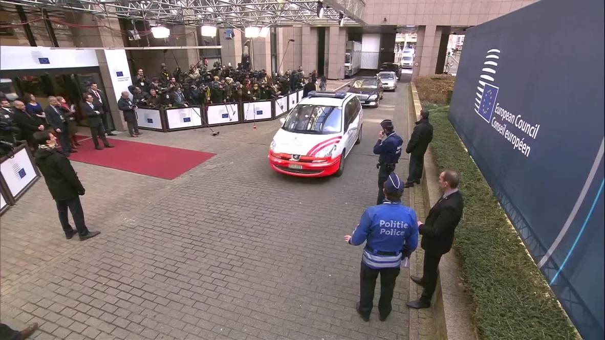 Belgium: Poroshenko arrives in Brussels for EU Council meeting