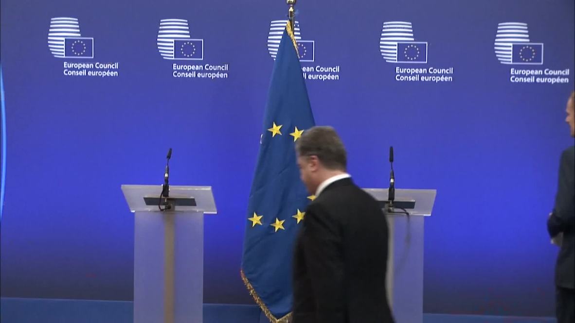 Belgium: 'The delay to ceasefire led to rebel offensive operation' - Poroshenko