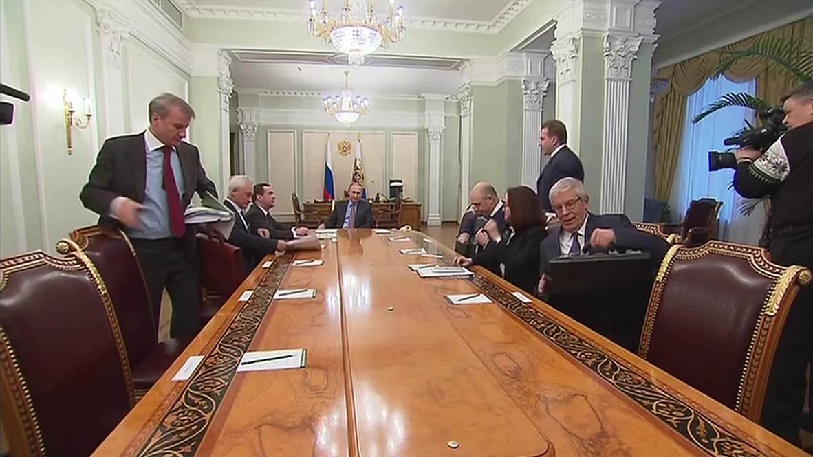 Russia: Putin wants 'top to bottom improvement of economy'