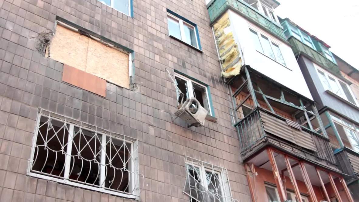 Ukraine: INTENSE shelling hits Donetsk two days before Minsk ceasefire kicks in