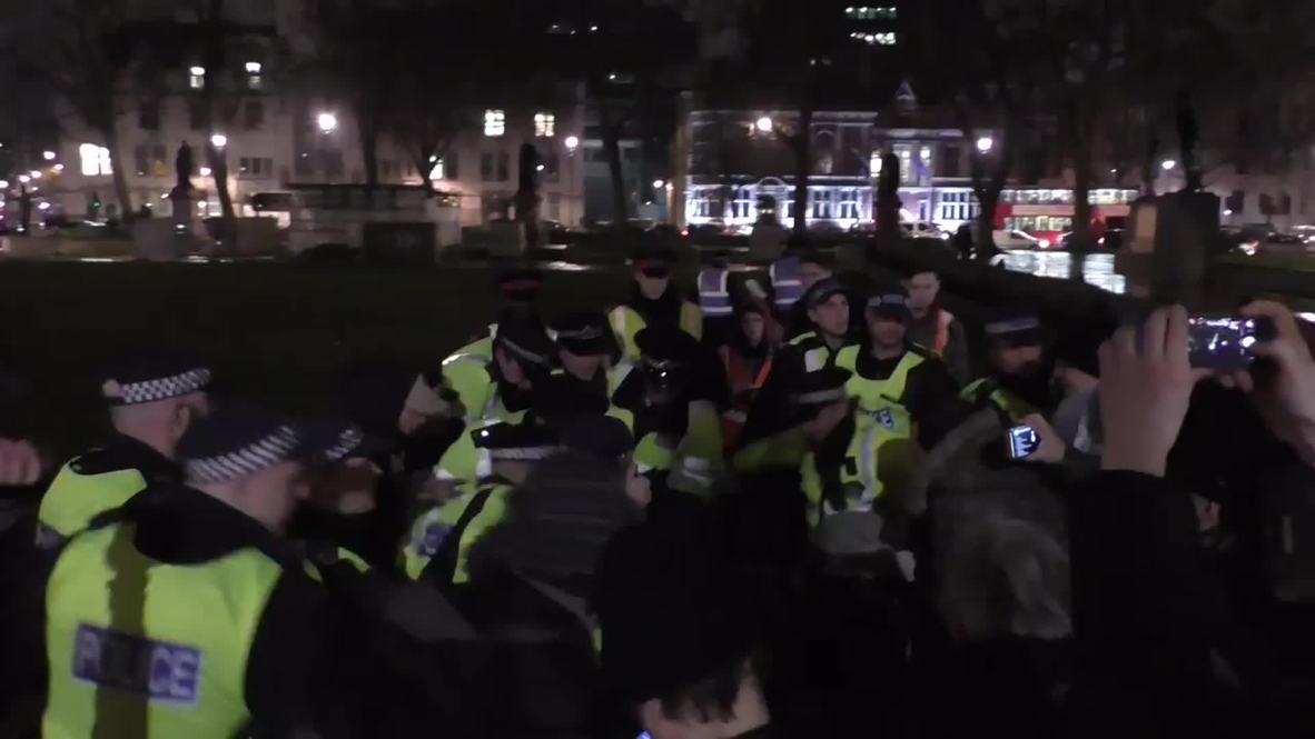 UK: Death of democracy? Occupy protesters arrested in London