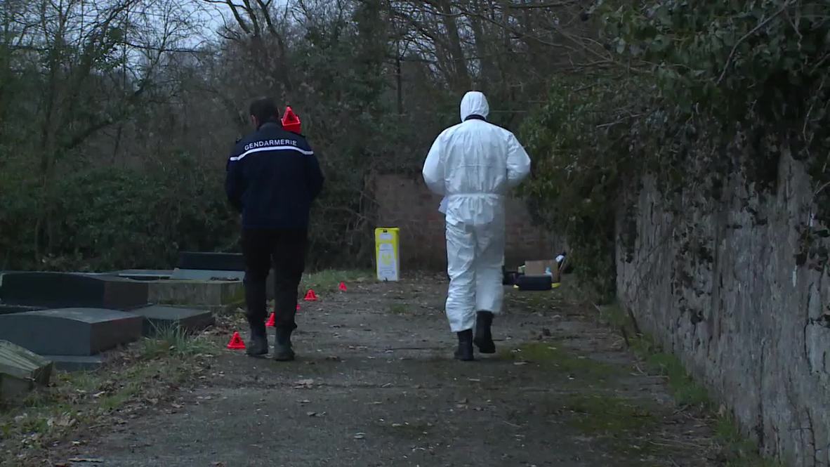 France: Police investigation continues at desecrated Jewish cemetery