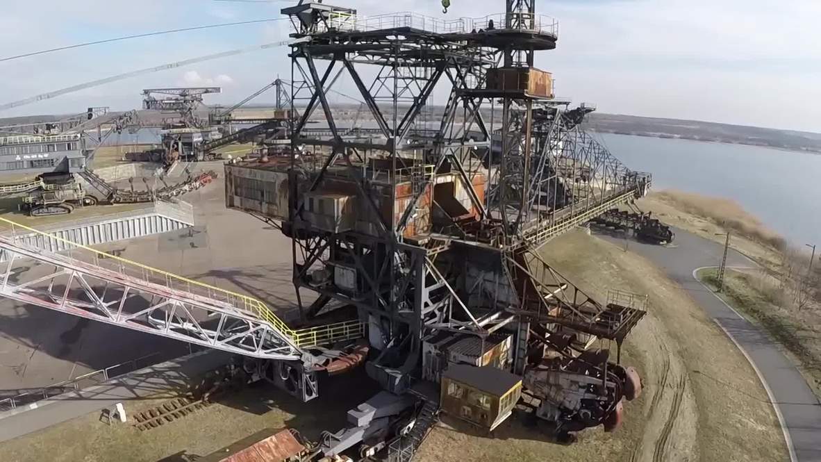 Germany: Drone captures astonishing footage of CITY OF STEEL