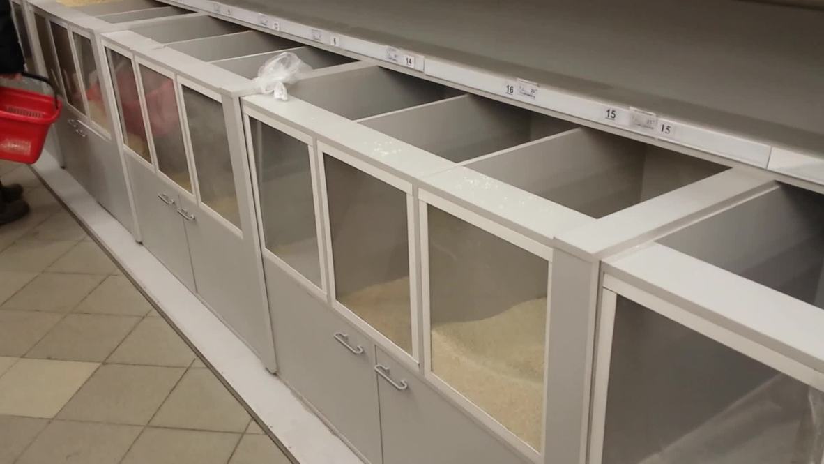 Ukraine: Hard times bite - shop shelves empty, rationing introduced