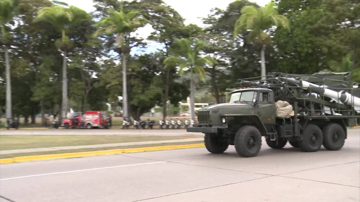 Venezuela: Military training in Caracas amid US sanctions