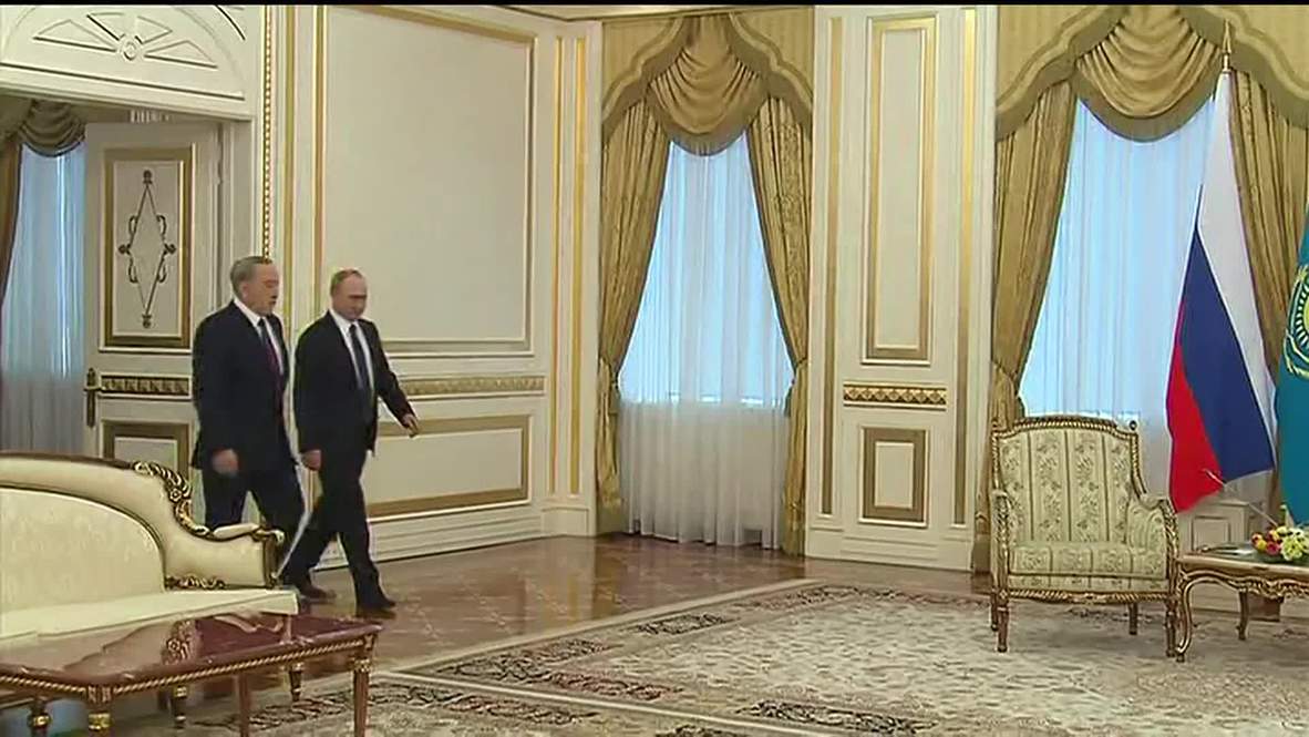 Kazakhstan: Putin sure Moscow and Astana can overcome economic difficulties