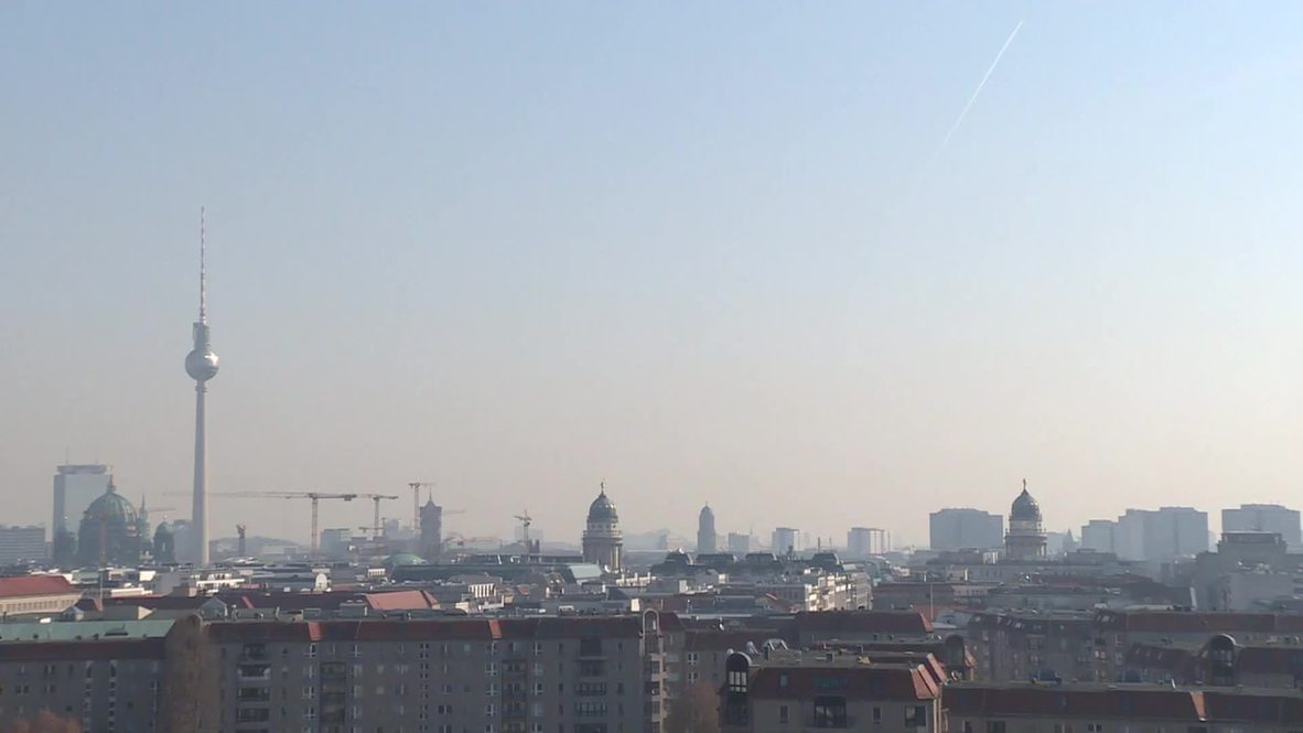 Germany: Time-lapse captures eclipse shadow falling over Berlin cityscape