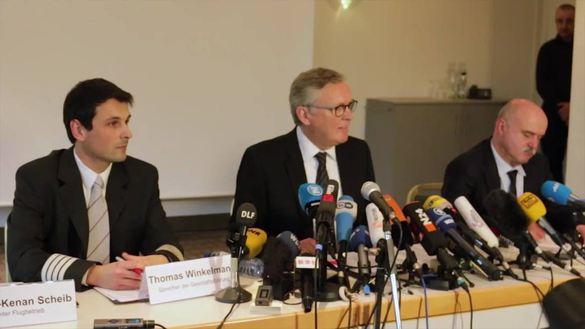 Germany: Germanwings CEO reveals details into Airbus A320 crash