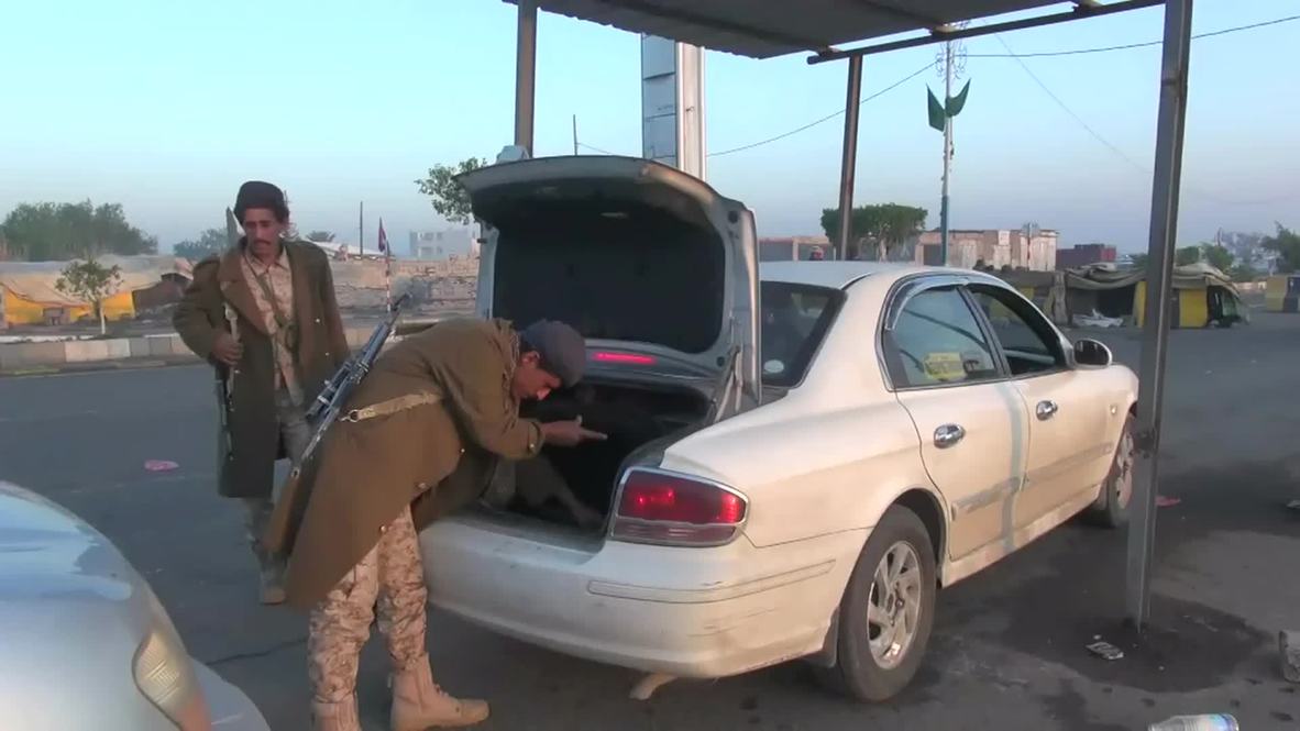 Yemen: Guards patrol Sana'a military base after Saudi airstrikes