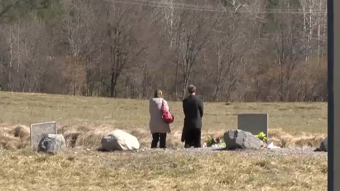 France: Families of Germanwings crash victims pay tribute to their dead relatives