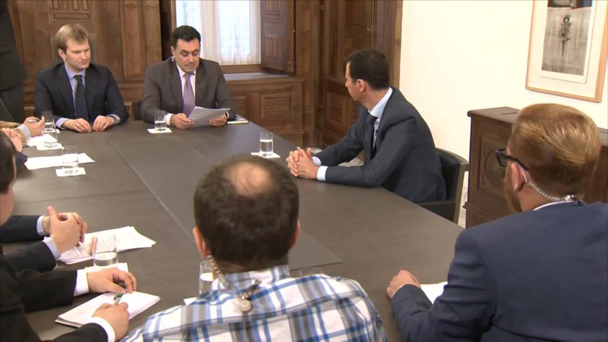 Syria: Assad says the West wants war in Syria and Ukraine