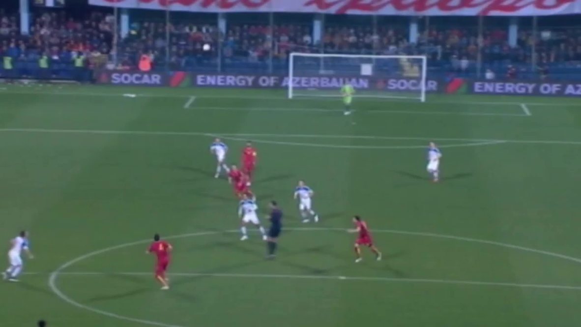 Montenegro: Flare strikes down Russia goalkeeper