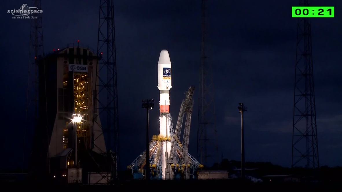 French Guiana: Blastoff! Europe launches two more Galileo satellites
