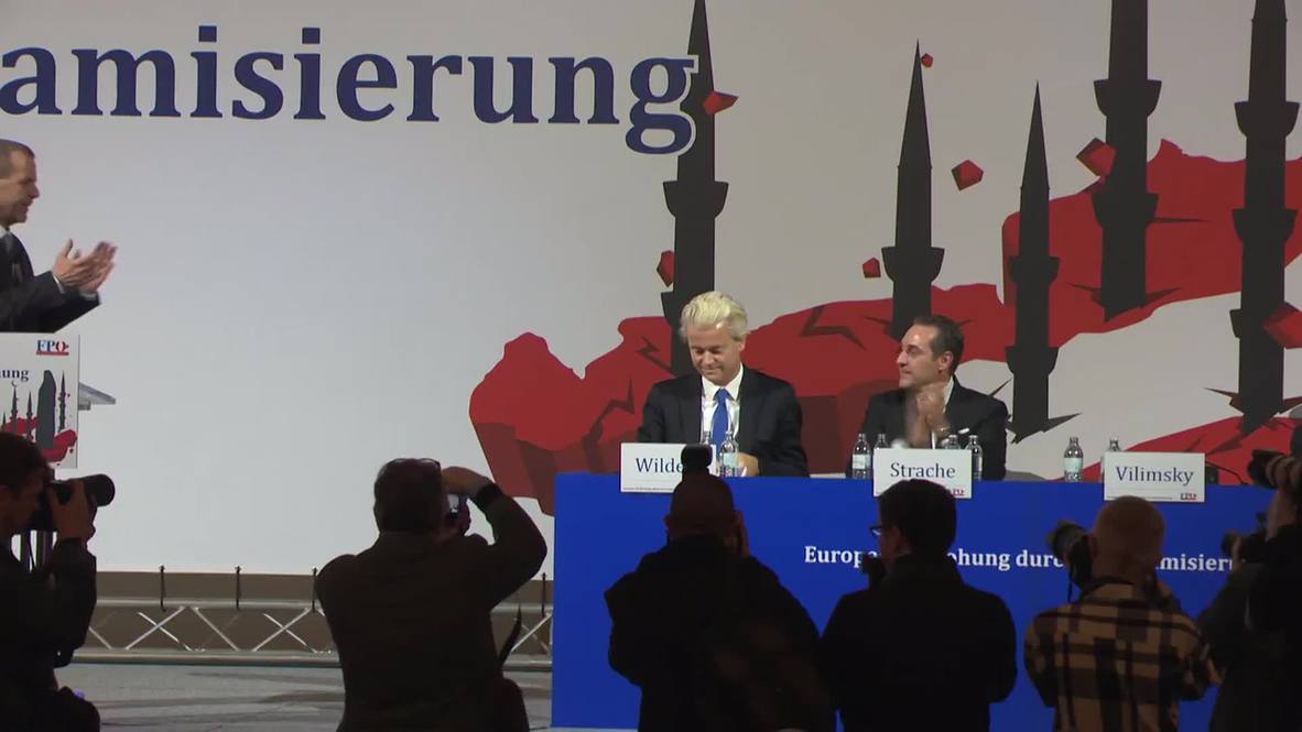 Austria:"We will defeat Islam" - PVV leader Geert Wilders
