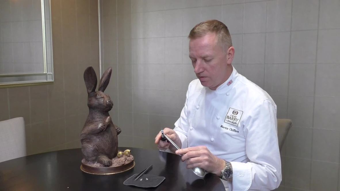 UK: This $49,000 Easter bunny has diamond eyes!