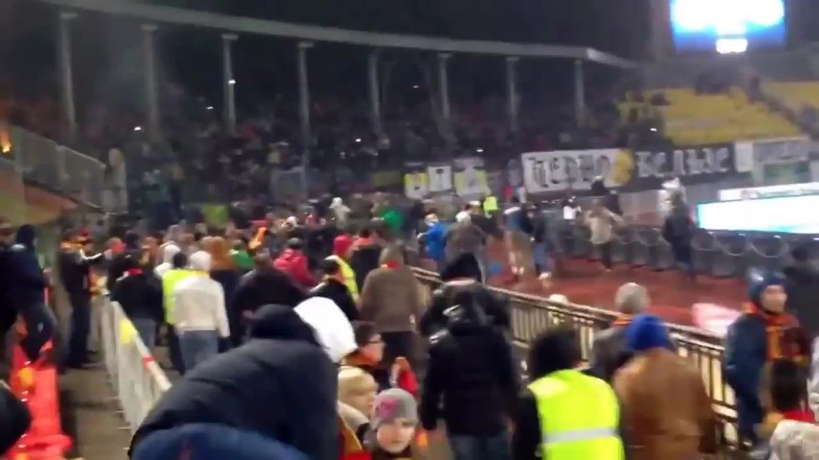 Russia: Brutal clashes erupt between Tula and Torpedo footy fans