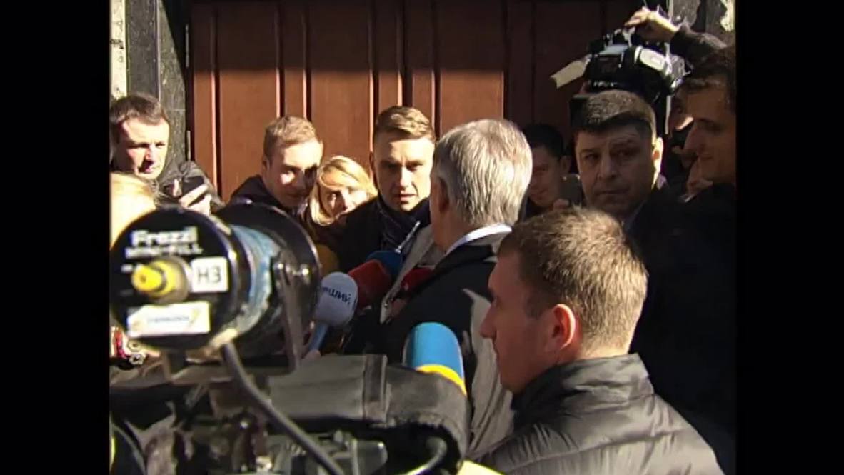 Ukraine: Communist Party leader defiant as he is questioned