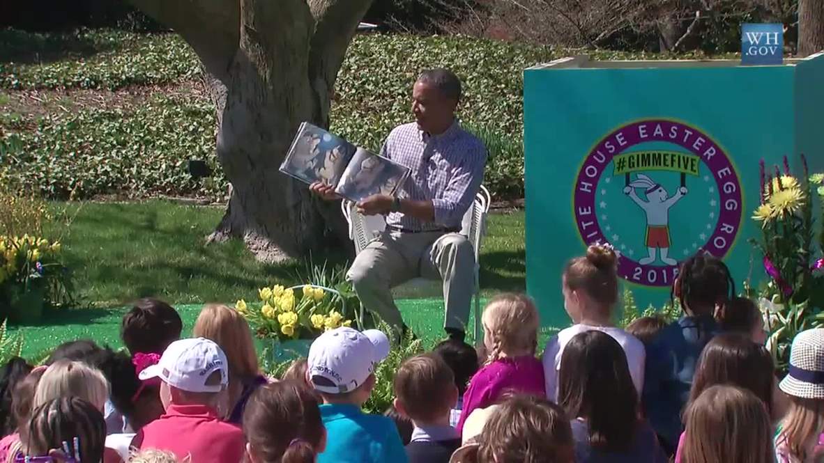 USA: Not the bees! Obama laughs as kids scream in White House bee attack