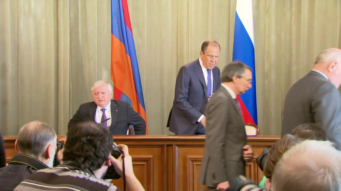 Armenia: Lavrov hails progress of Syria talks held in Moscow