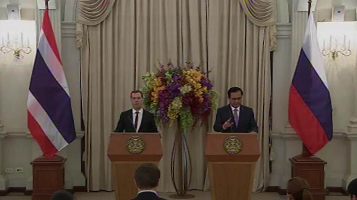 Thailand: Thailand-EEU trade barriers should be dropped says Medvedev