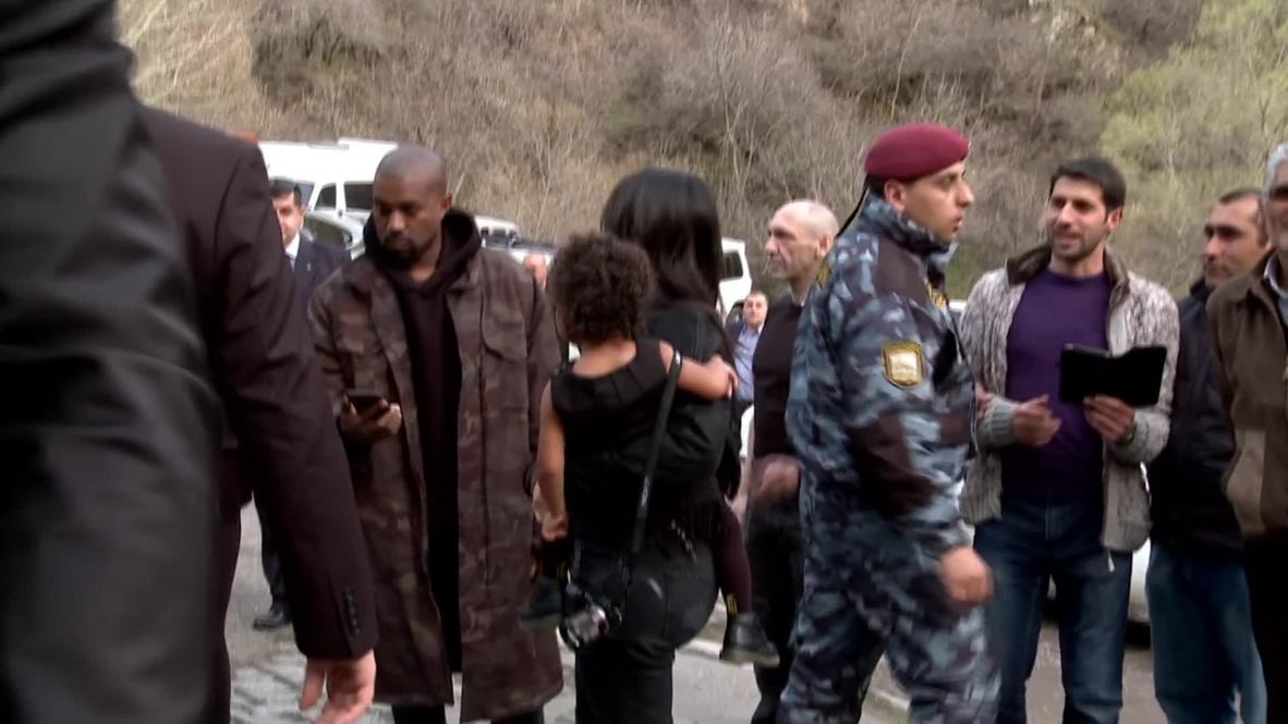 Armenia: Kim Kardashian & Kanye continue ancestral tour of Armenia