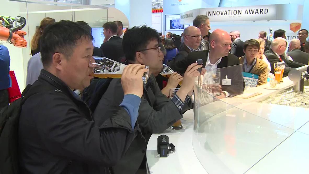 Germany: Meet the robot pouring pints for beer-filled punters!