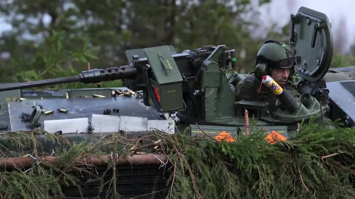 Latvia: NATO Baltic Battalion conduct drills to 'liberate Riga from enemy forces'