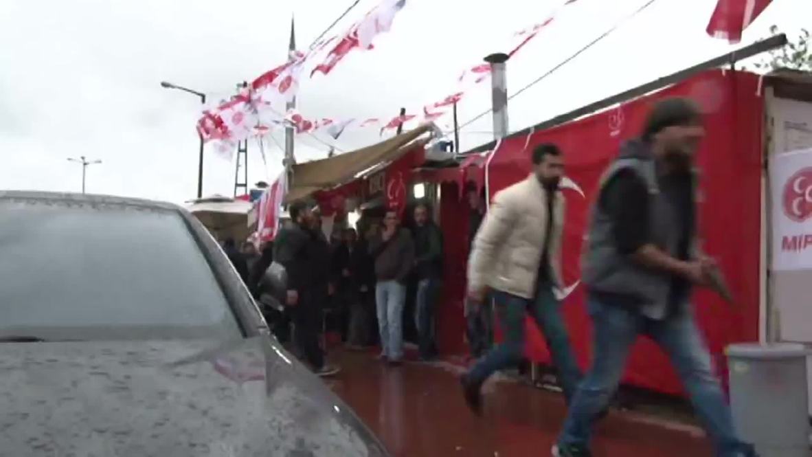 Turkey: Masked men open gunfire at election campaign bureau