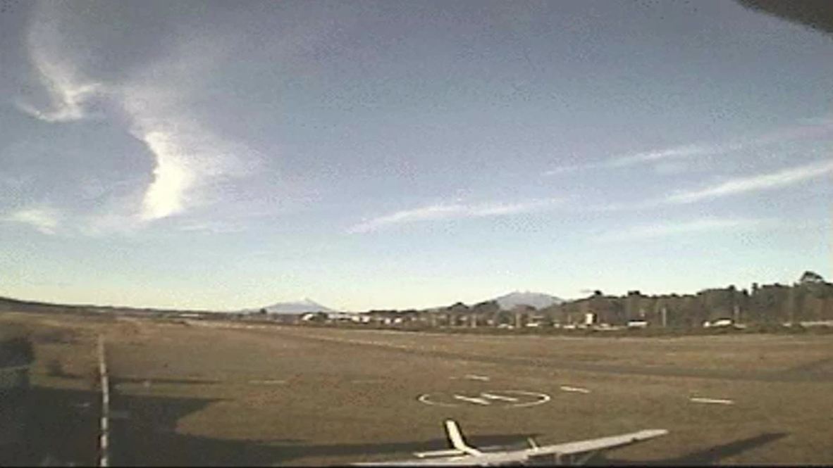 Chile: See the moment Calbuco ERUPTS blasting ash into the air