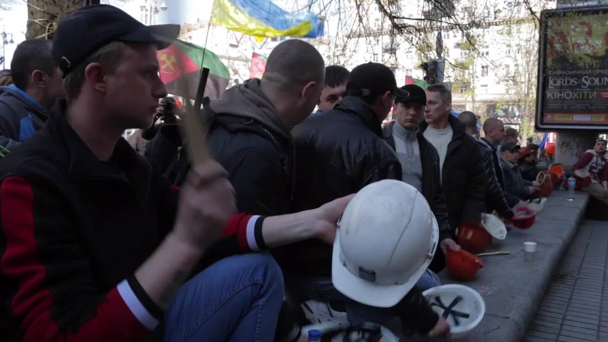 Ukraine: Miners threaten to 'use their fists' if govt keeps rejecting their demands