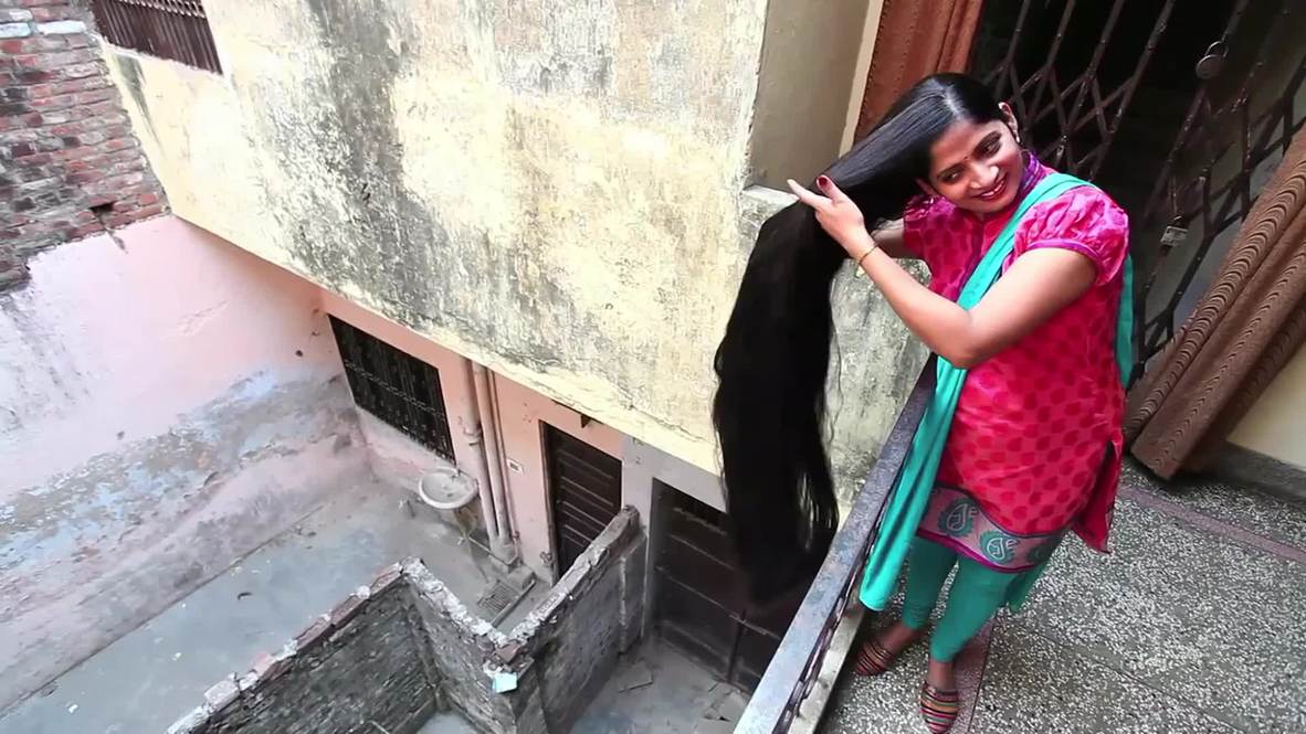 India: This woman with 7-foot-long hair aspires to be a world record holder