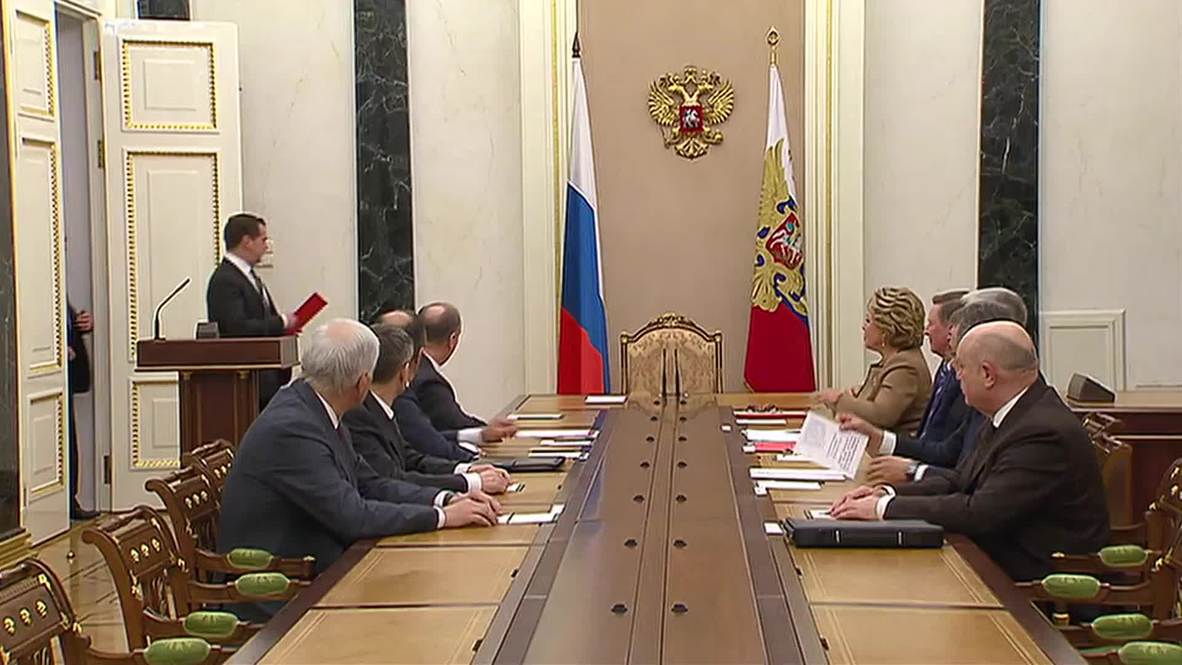 Russia: Putin leads Russian Security Council meeting