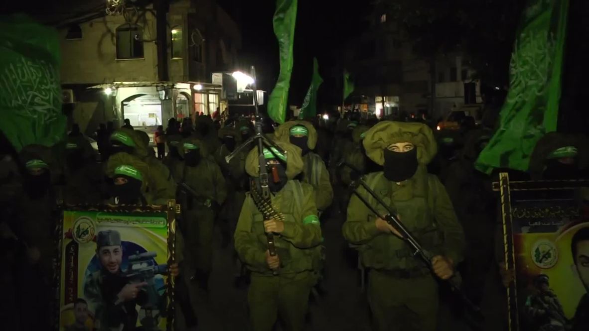 State of Palestine: Hamas hold heavily armed military rally through streets of Gaza