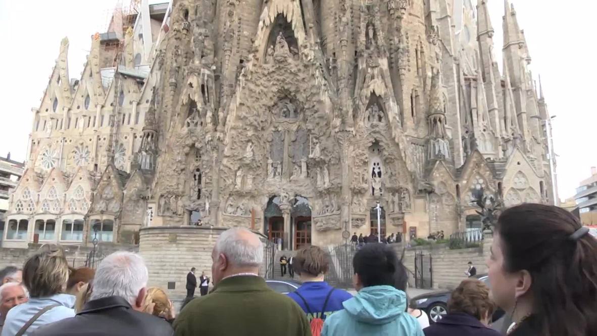 Spain: VIPs attend Germanwings commemoration at Sagrada Familia