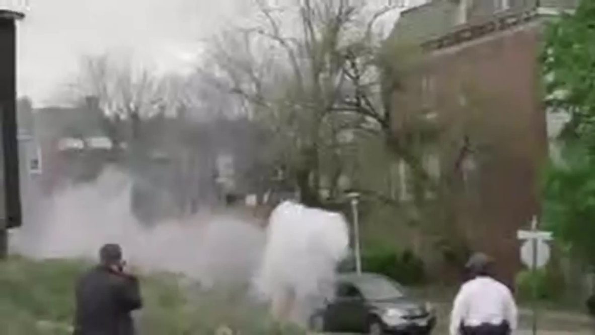 USA: Several police officers injured during Baltimore protests