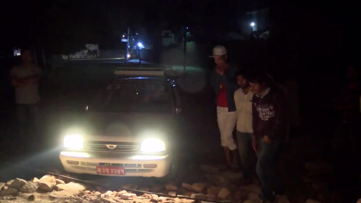Nepal: Children join search-and-rescue op at iconic Kathmandu landmark wreckage