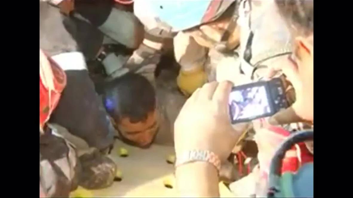 Nepal: Man rescued after 82 HOURS beneath collapsed building