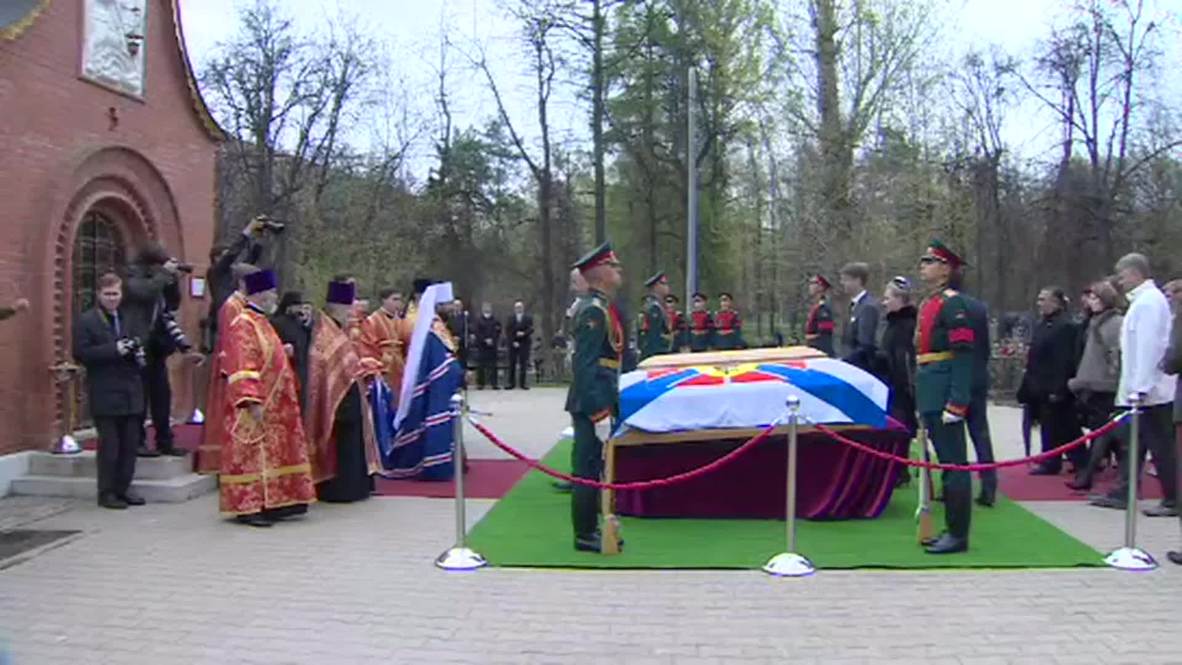 Russia: Grand Duke Nikolai Romanov Jr. reburied at Bratsk Military Cemetery