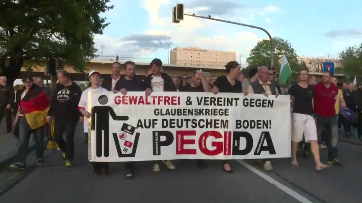 Germany: PEGIDA supporters rally in Dresden