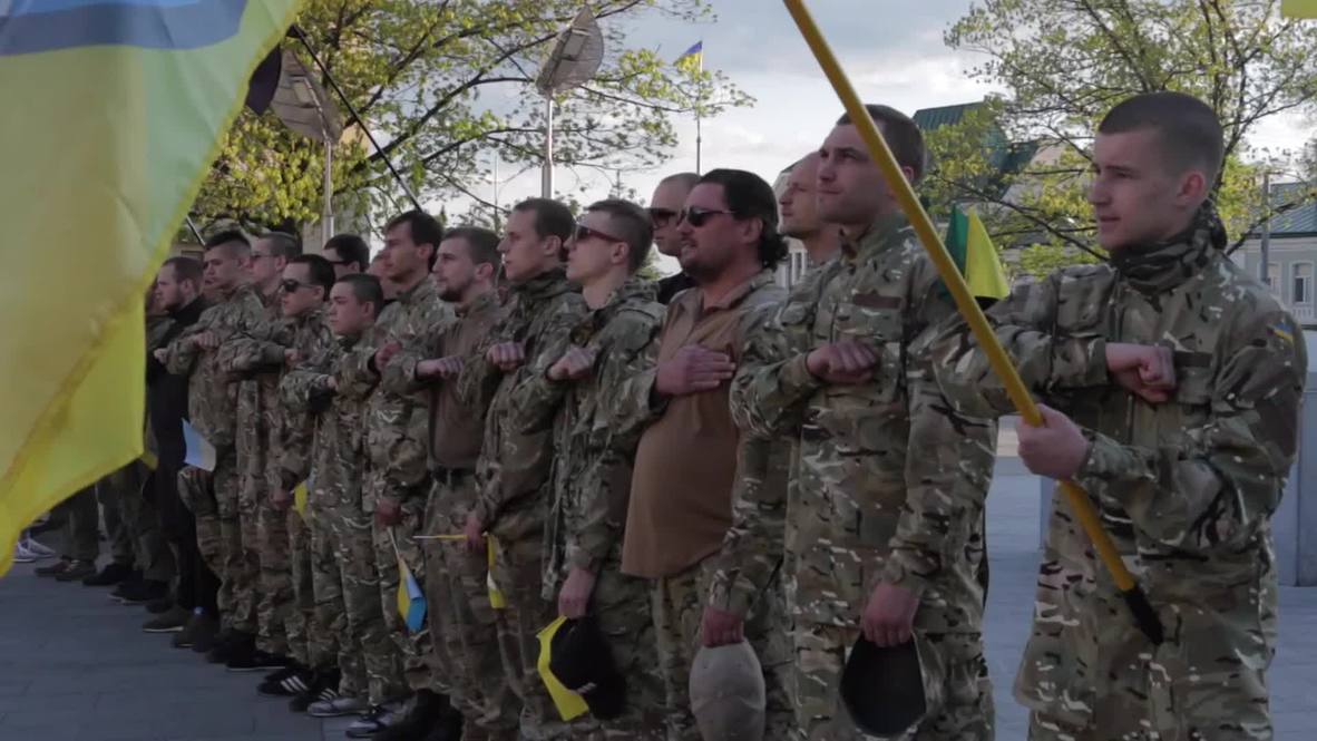 Ukraine: Azov battalion celebrates anniversary of its formation