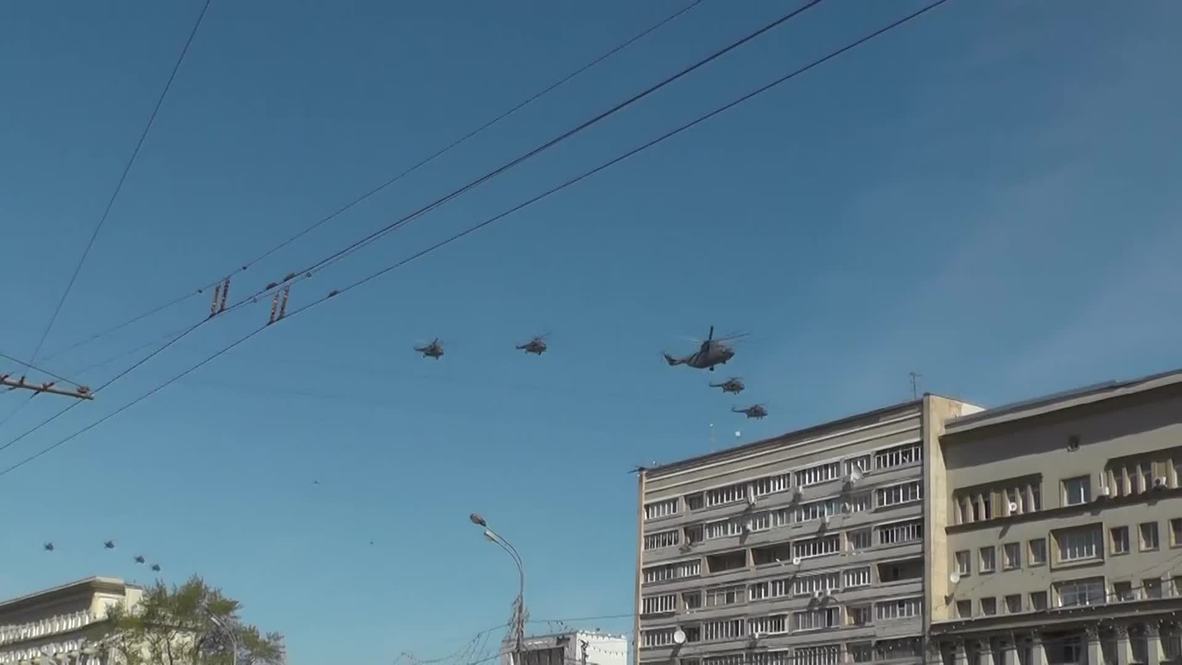 Russia: A massive 143 military aircrafts fill Moscow’s skyline in final V-Day rehearsal