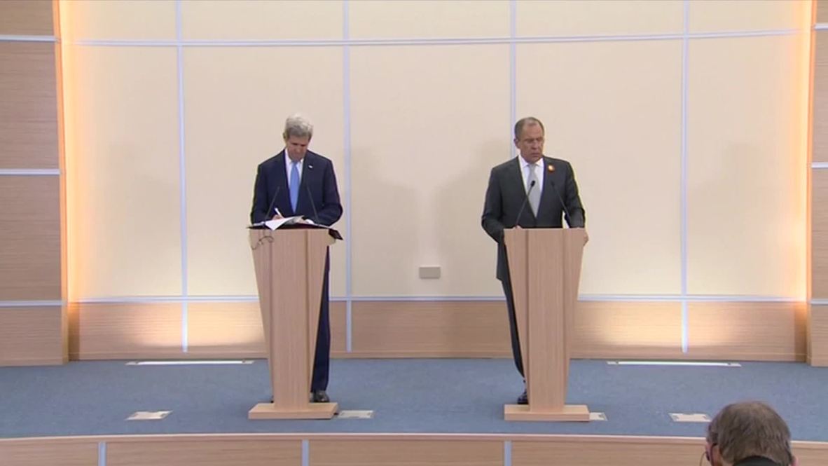 Russia: Lavrov urges for expansion of Minsk agreement during joint presser with Kerry
