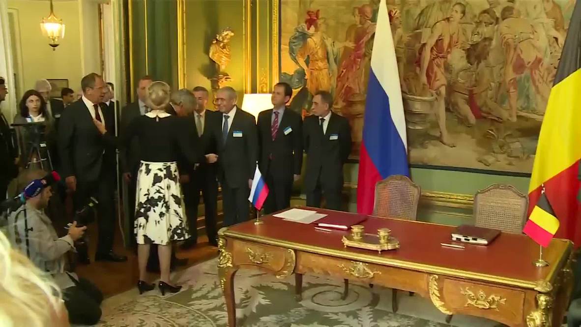 Belgium: Lavrov oversees signing of Russian-Belgium tax agreement