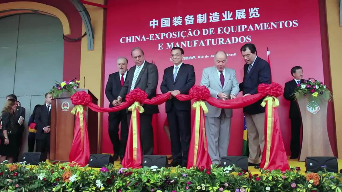 Brazil: Li Keqiang opens exhibit of Chinese goods and manufacturing in Rio