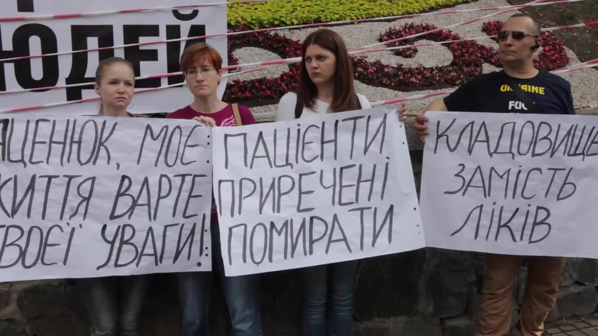 Ukraine: HIV and AIDS activists protest against Kiev's policies